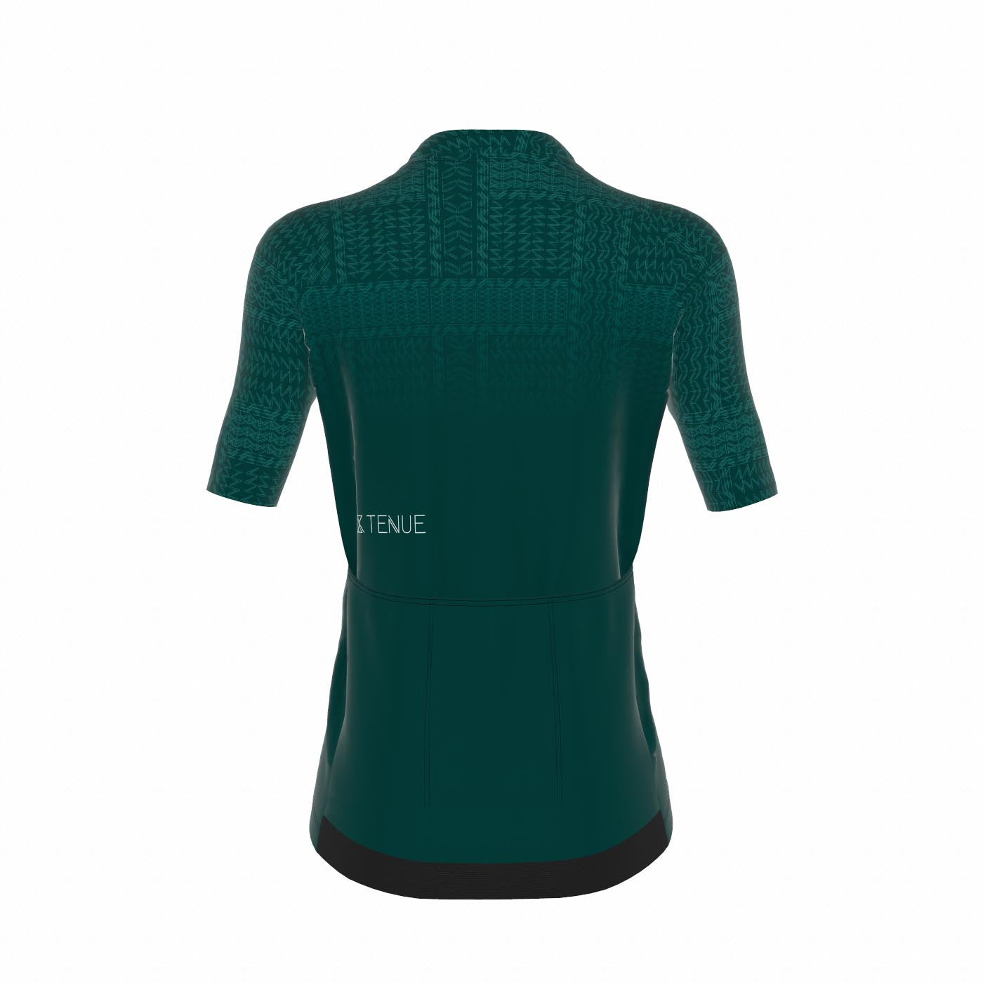 Fietsshirt dames - korte mouwen groen - TENUE des Femmes