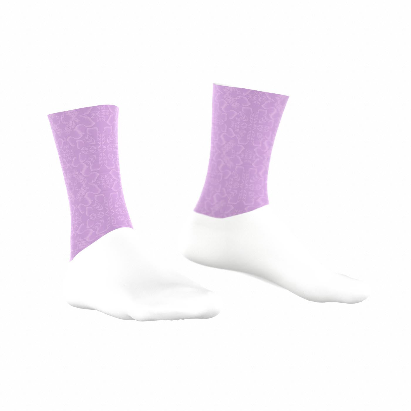 Fietssokken dames - lila - TENUE des Femmes