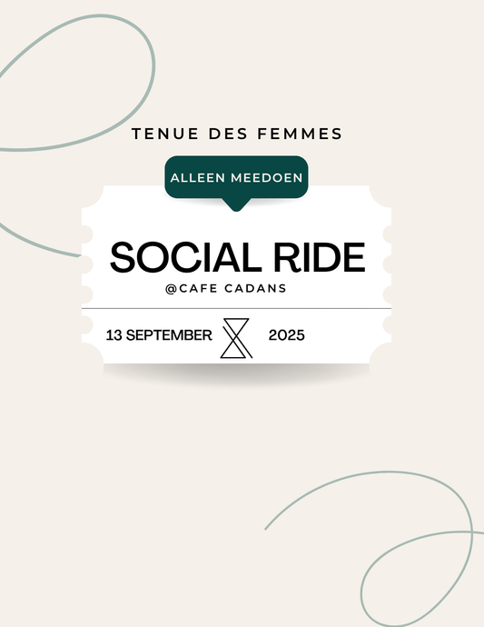Social Ride - 13 September - Alleen meedoen