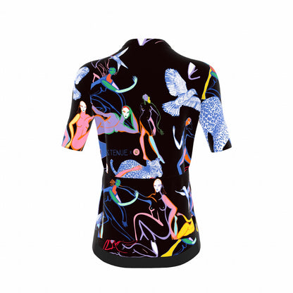 Fietsshirt 'Femmes Unlimited' korte mouwen